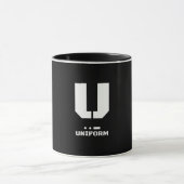 U(Uniform) NATO Phonetischer Alphabet & Morse Code Tasse (Zentrum)