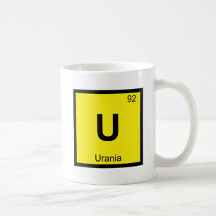 U - Urania Muse Chemie Periodensystem Symbol Kaffeetasse