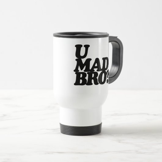 u verrückt bro? reisebecher (VorderseiteRechts)