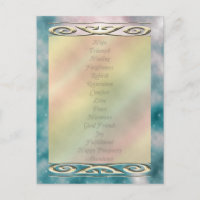 U wählt Farbe/ Lebensumwandelnde Worte der Meditat