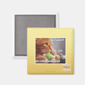 U wollte? magnet (Vorderseite/Rückseite)