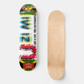 U. ZI MI OFFICAL JMT 8 1/4" Skateboard Deck (Vorderseite)