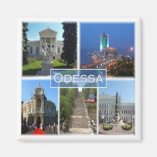 UA004 ODESSA, Ukraine, Europa, Kühlschrank Magnet (Vorne)