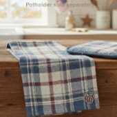 UA 250 American Plaid Shield Motif ID1301 Geschirrtuch