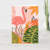 UA-Dschungel Flamingo II Karte (Vorderseite)