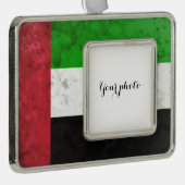 UA Emirates Rahmen-Ornament Silber (Rechts)
