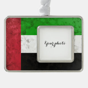 UA Emirates Rahmen-Ornament Silber