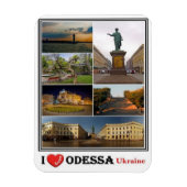 UA Ukraine - Odessa - I Liebe Mosaik - Magnet (Vertikal)