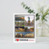 UA Ukraine - Odessa - Postkarte (Stehend Vorderseite)