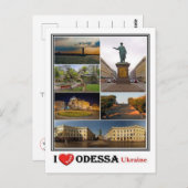 UA Ukraine - Odessa - Postkarte (Vorne/Hinten)