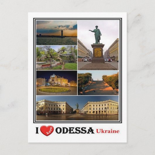 UA Ukraine - Odessa - Postkarte (Vorderseite)