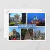 UA Ukraine - Odessa Postkarte (Vorne/Hinten)