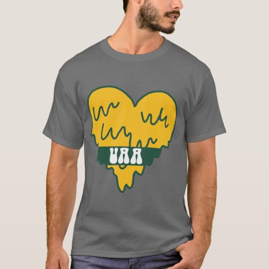 UAA University of Alaska Anchorage Heart T-Shirt (Vorderseite)