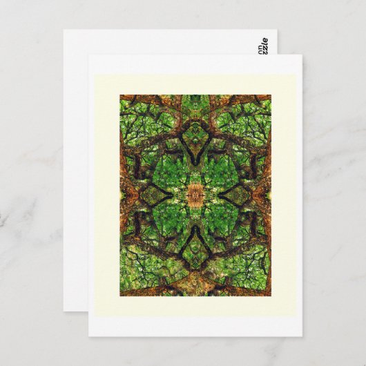 UABSTRAKT AMBIDEXTERÖSE BÄUME #66, Bearbeiten G, Ö Postkarte (Vorne/Hinten)