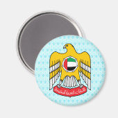 Uae Coat of Arms Detail Magnet (Vorderseite/Rückseite)