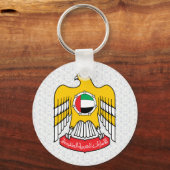 Uae Coat of Arms Detail Schlüsselanhänger (Vorderseite)