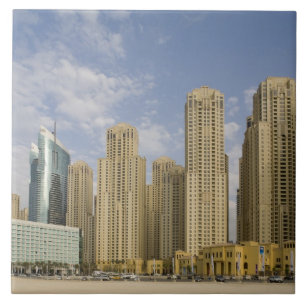 UAE, Dubai, Marina. Jumeirah Beach Residence Fliese