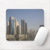 UAE, Dubai. Marina Türme mit Booten vor Anker. Mousepad (Mit Mouse)