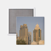 UAE, Dubai. Minarett der Moschee in Al Wasl, mit Magnet (Vorderseite/Rückseite)