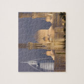 UAE, Dubai. Moschee im Abend mit Burj al Arab Puzzle (Vertikal)