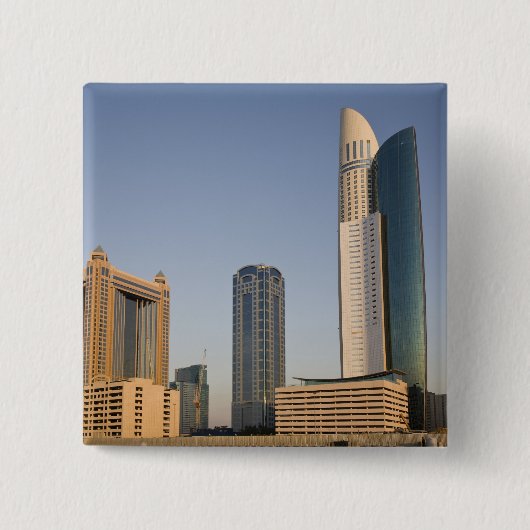 UAE, Dubai. Park Place Tower und andere Button (Vorderseite)