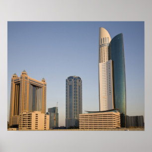 UAE, Dubai. Park Place Tower und andere Poster