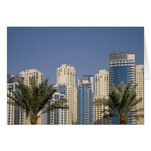 UAE, Dubai. Türme der Residenz Jumeirah Beach