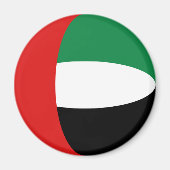 UAE Fisheye Flag Magnet (Vorne)