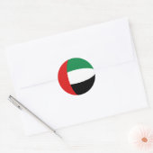 UAE Fisheye Flag Sticker (Umschlag)