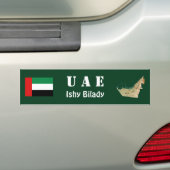 UAE Flag + Map Autoaufkleber (Auf Auto)