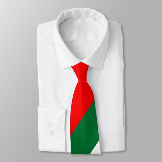 UAE Flag Men Necktie Krawatte (Gebunden)