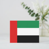 UAE Flag Postkarte (Stehend Vorderseite)