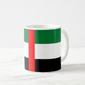 UAE Flag Pride Tasse (VorderseiteRechts)