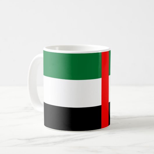 UAE Flag Pride Tasse (Vorderseite Links)