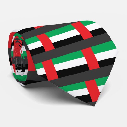 Uae-Flagge Krawatte (Gerollt)