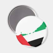 Uae-Flagge Magnet (Vorderseite/Rückseite)