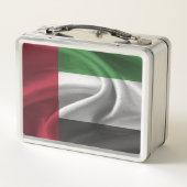 UAE-Flagge Metall Brotdose (Rückseite)