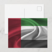 UAE-Flagge Postkarte (Vorne/Hinten)