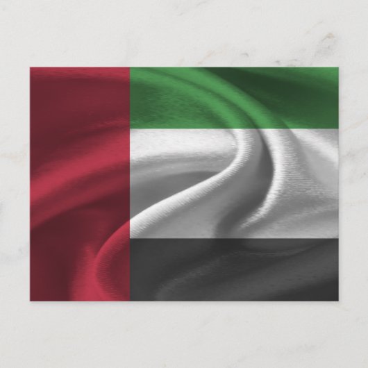 UAE-Flagge Postkarte (Vorderseite)