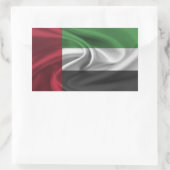 UAE-Flagge Rechteckiger Aufkleber (Tasche)