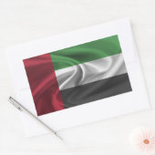 UAE-Flagge Rechteckiger Aufkleber (Umschlag)