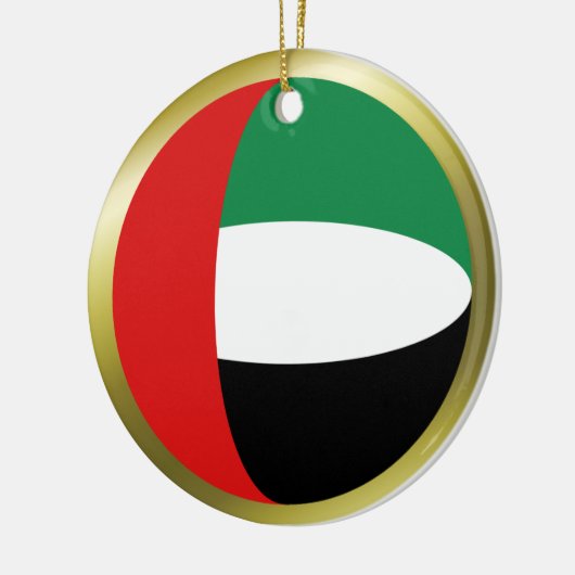 Uae-Flaggen-Verzierung Keramik Ornament (Links)