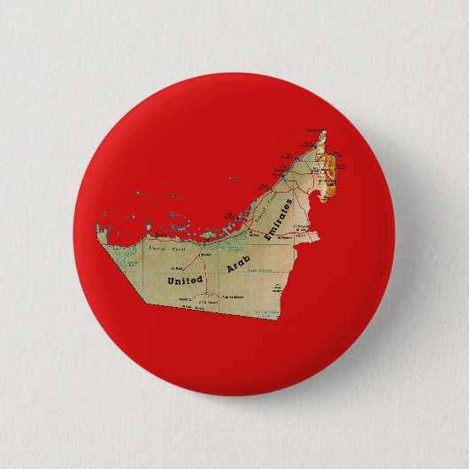 Uae-Karten-Knopf Button (Vorderseite)