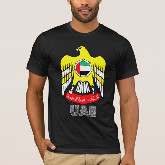 Uae-Wappen T-Shirt (Vorderseite)