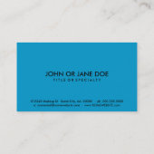 Uah-Farbausbruch Visitenkarte (Rückseite)