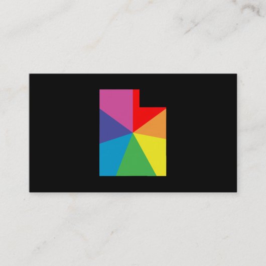 Uah-Farbausbruch Visitenkarte (Vorderseite)