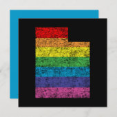 Uah Regenbogen Einladung (Vorne/Hinten)