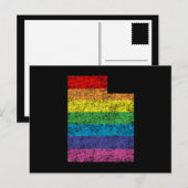 Uah Regenbogen Postkarte (Vorne/Hinten)