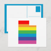 Uah Regenbogen Postkarte (Vorne/Hinten)