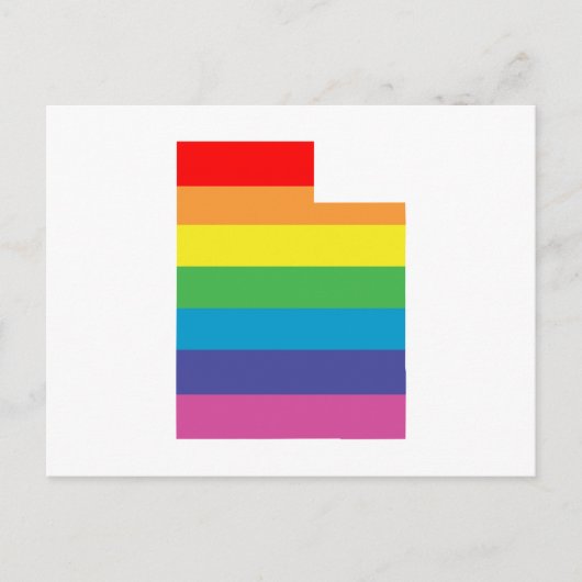 Uah Regenbogen Postkarte (Vorderseite)